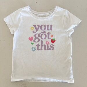 Garanimals White Tee with Colorful Graphic